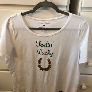 Draper James Feeling Lucky shirt in XL